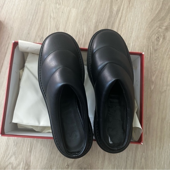 Staud NEW Astro quilted vegan leather mules Black Shoes Slides New 36 6 New NIB - Picture 12 of 16